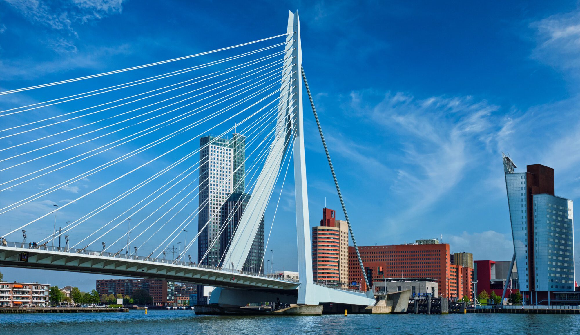 Rotterdam cityscape, Netherlands